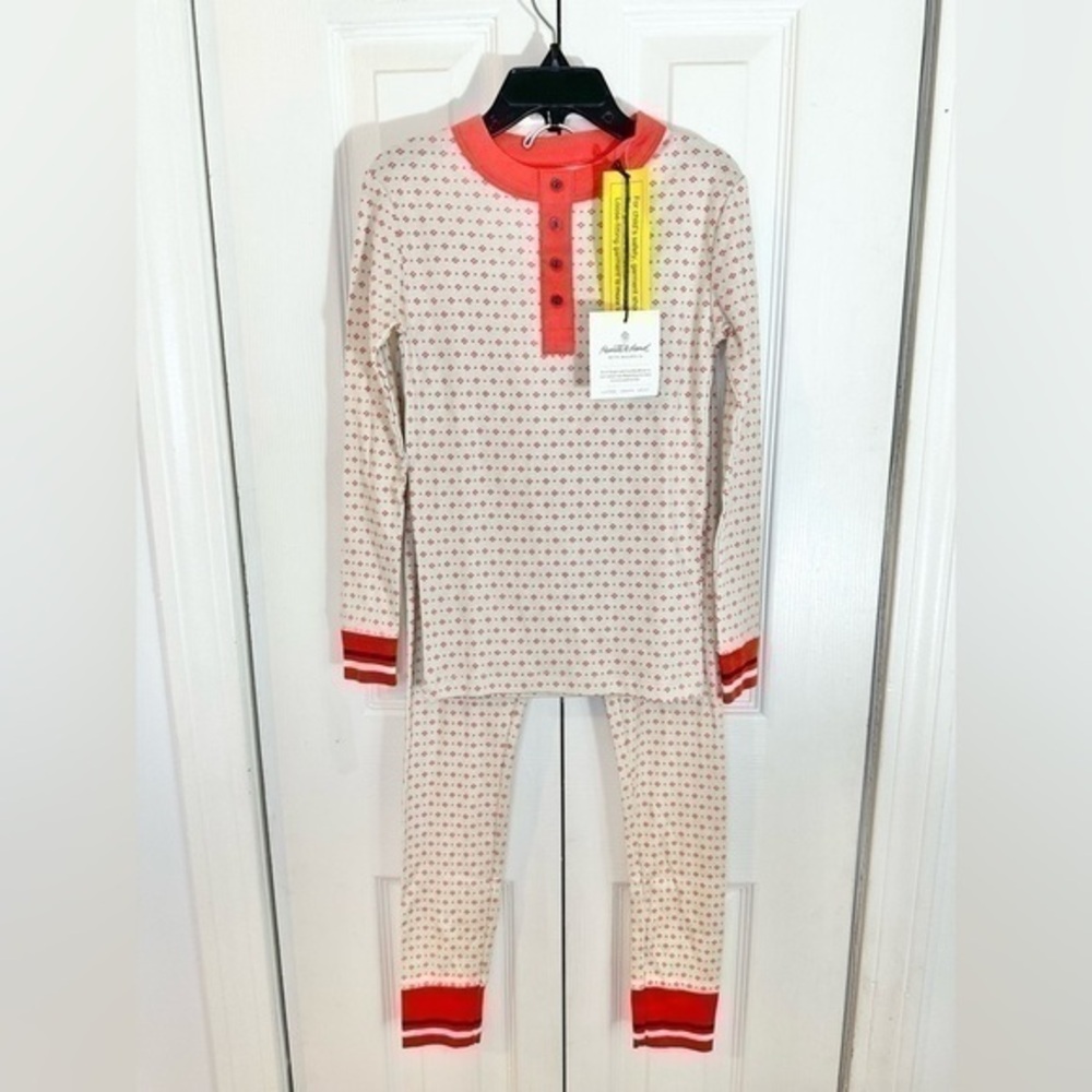 Hearth & Hand Holiday Good Tidings 2pc Pajama Set Kids Unisex Size 6